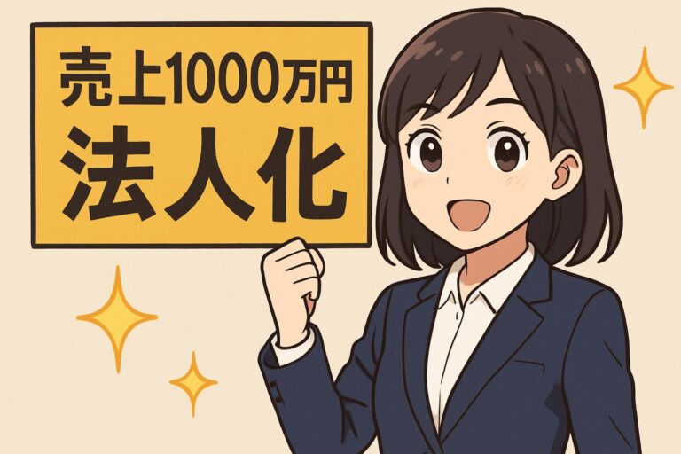 売上1000万円に到達したら法人化が有利？株式会社と合同会社の選び方ガイド