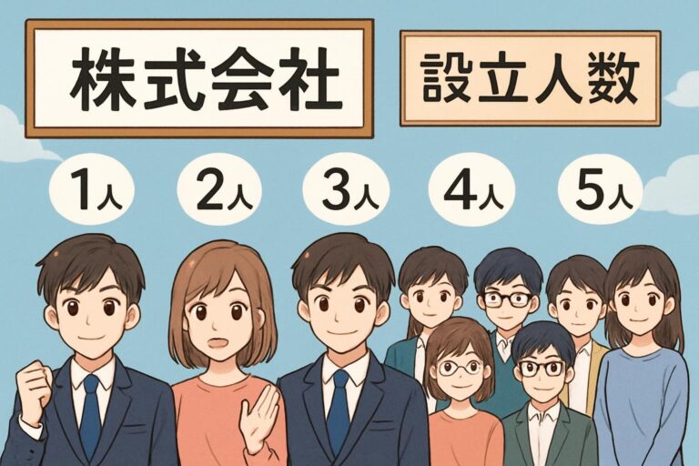 株式会社設立時の適切な人数とは？メリット・デメリットも紹介