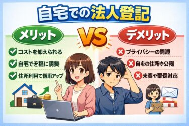 【知らないと損】自宅の法人登記、そのメリットデメリットを徹底解説！2026年最新情報