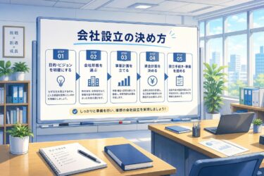 ゼロから始める会社設立の決め方｜資本金・役員・事業目的まで全てを網羅