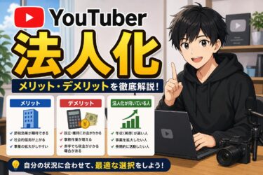 節税効果を最大化！youtuberが法人化する最適なタイミングとメリット・デメリット