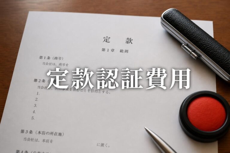 定款認証の費用相場と内訳は？株式会社・合同会社の差や安く抑えるポイントをプロが解説