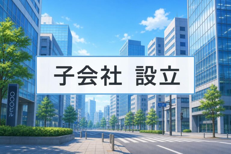 子会社を設立するメリットとは？節税効果や設立の手順・流れを分かりやすく解説